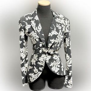 1980s PUNK LABEL Betsey Johnson jacket with shoulder pads